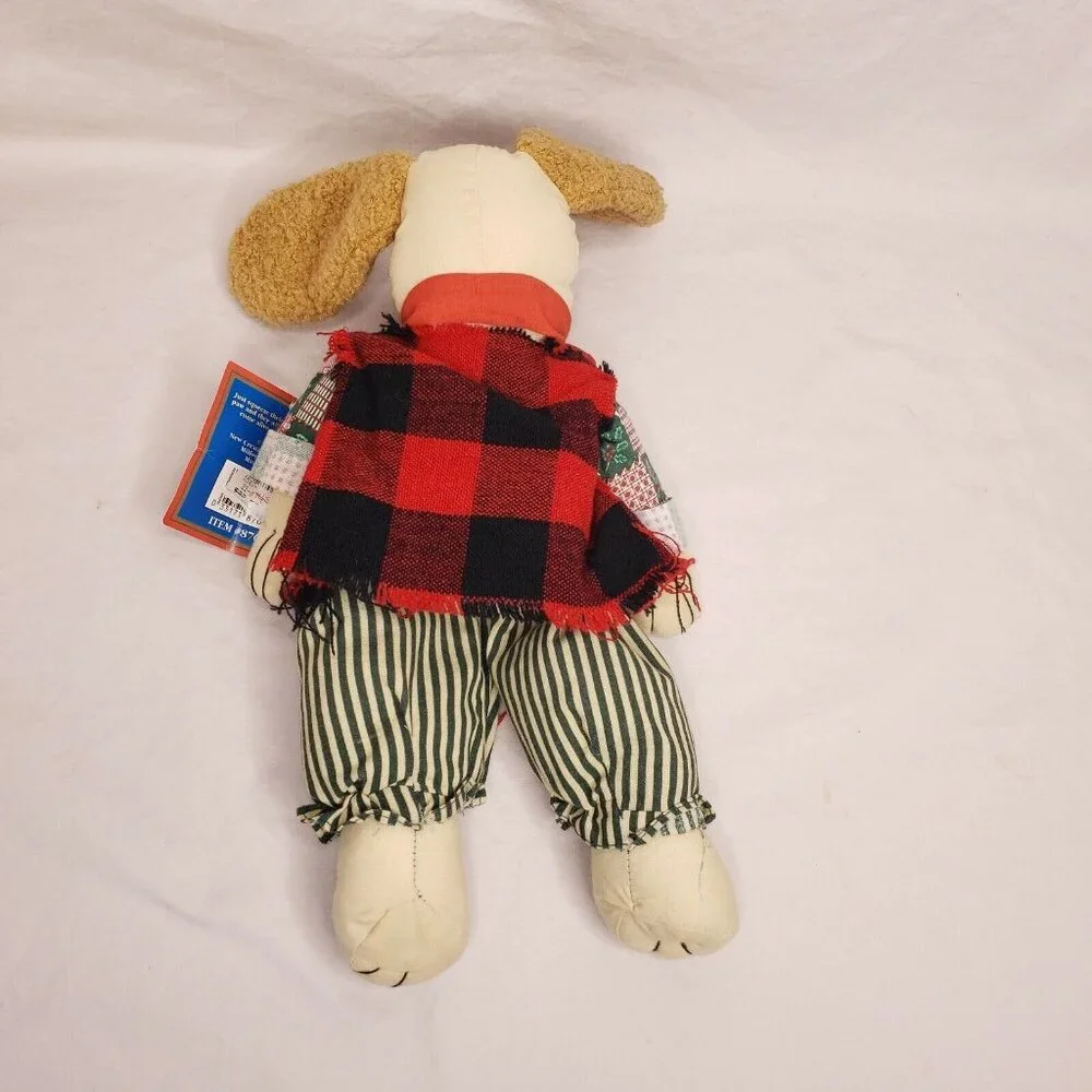Vintage Christmas Caroling Character Dog Barks Jingle Bells Decor NCE